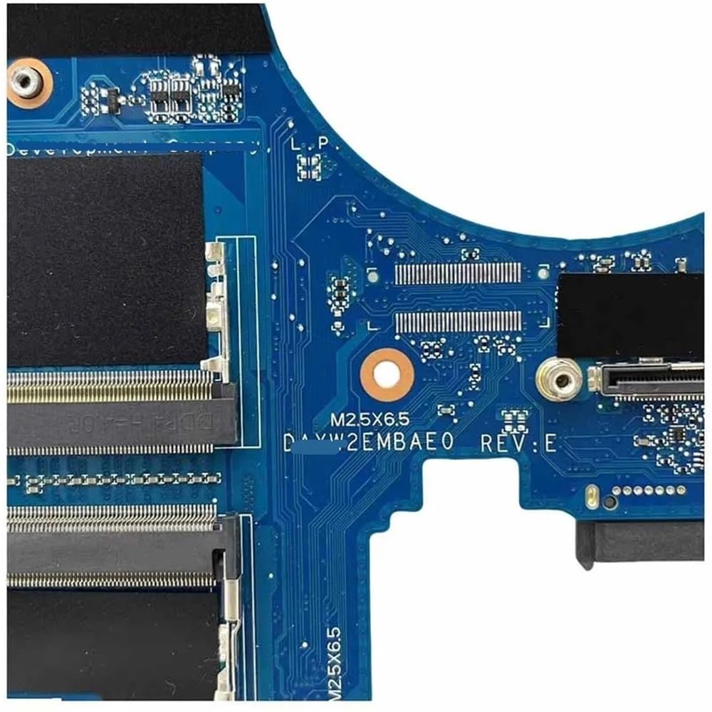 Scheda Madre Del Computer Portatile Adatto for HP ZBOOK 15 G6 | Scheda madre del notebook DAXW2EMBAE0 con I7-9850 N19P-Q1-A1 T1000 Test al 100% OK(I7-9850H T2000)