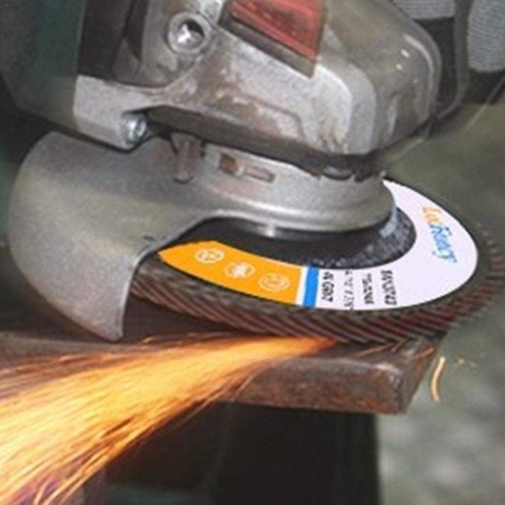HHRFCS 10 sztuk 100mm tarcze listkowe 40/60/80/120 ściernice ścierne o ziarnie ostrza do szlifierki kątowej tarcza szlifierska ściernica narzędzia ścierne (kolor: 10 szt. 40Grit)