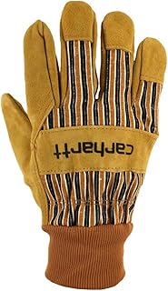 Carhartt mens Suede Work Glove With Knit CuffCold Weather Gloves