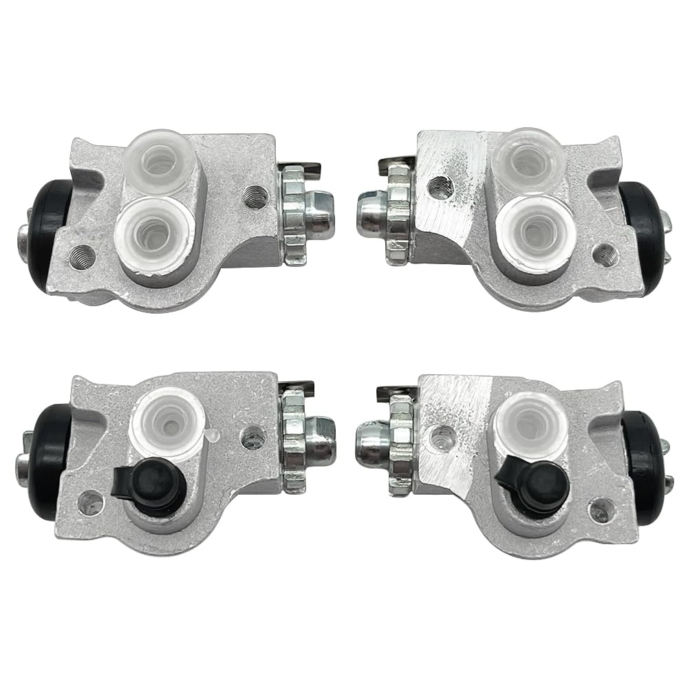 Vordere Radbremszylinder links und rechts 4-teiliges Set Passend für Yama-ha Big Bear 350 Kodiak 400 YFM350 YFM400 1989-1998 3HN25950 3HN25960 3HN25980 3HN5990