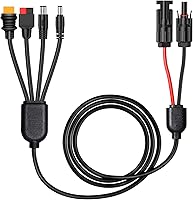 Vista 8 de FlexSolar Cargador de Panel Solar Portátil de 40W - Carga Rápida Mejorada con USB-C PD2.0, QC3.0 y 19V DC para Estaciones de Energía, Teléfonos