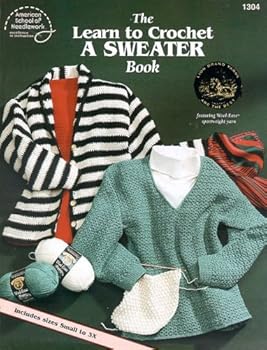Paperback The learn to crochet a sweater book