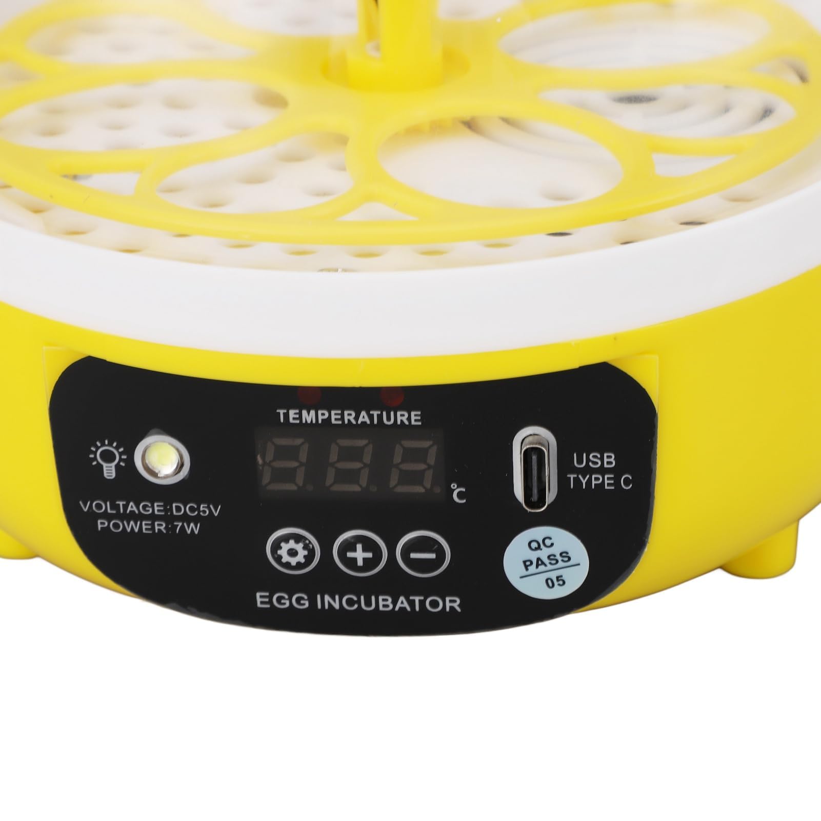 Mini incubatrice per uova con controllo automatico della temperatura, Coperchio Trasparente, Cova Multifunzionale, Alta Efficienza, Bassa rumorosità, Compatta e