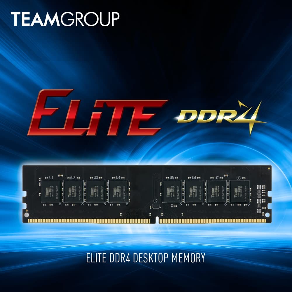 Team Elite 8GB DDR4 SDRAM Memory Module - for Desktop PC - 8 GB
