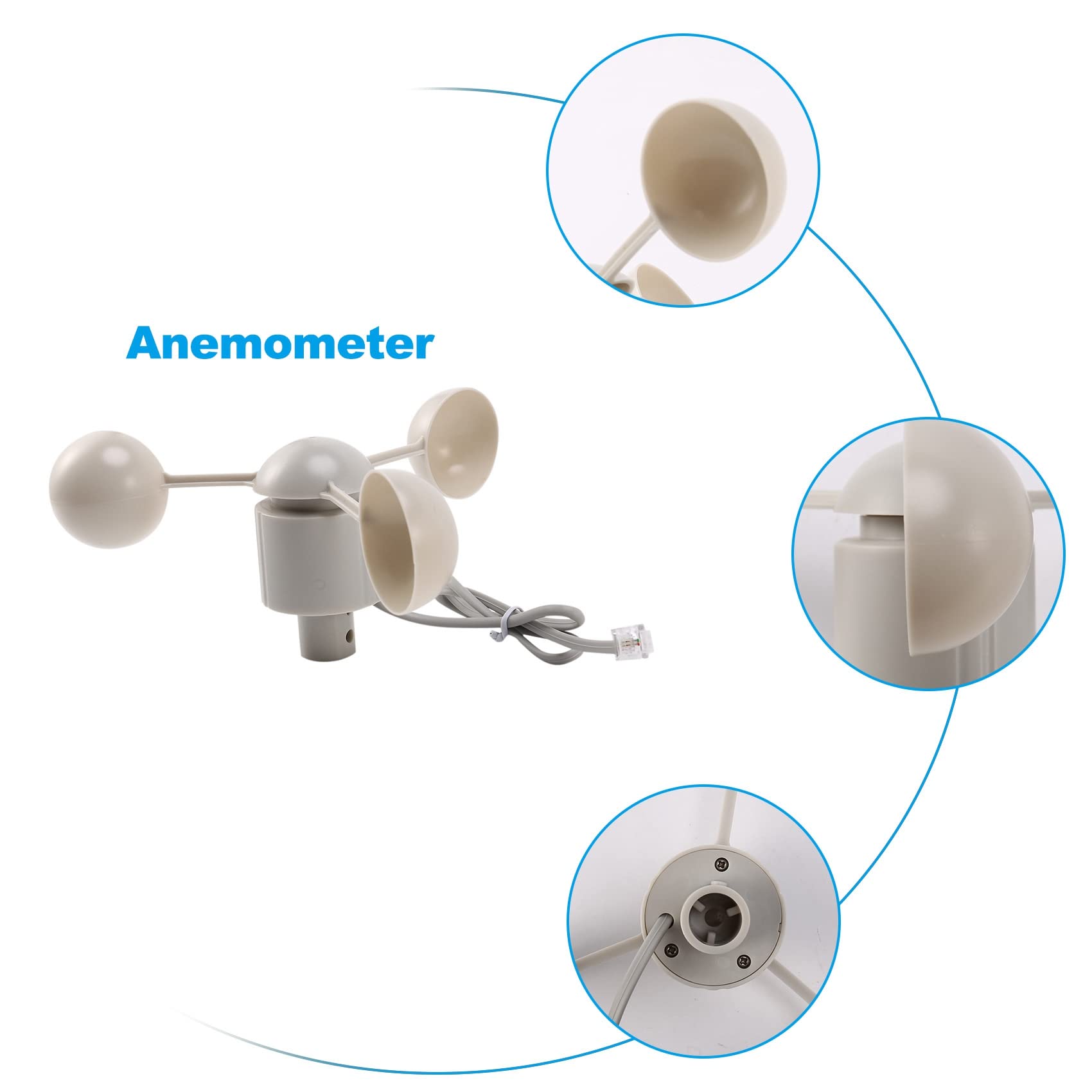 Anemometro Strumento per La Misurazione Della Velocità Sensore Meteorologico Accessori