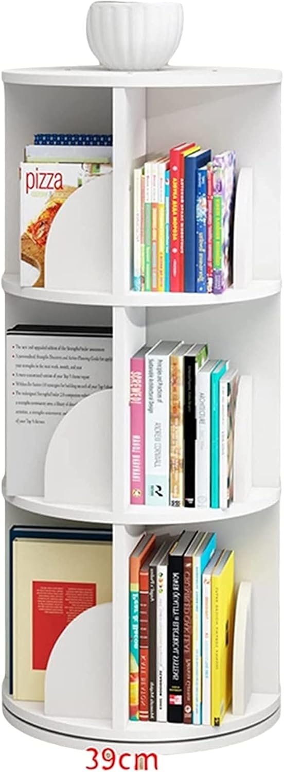 Bookcases Creativity Bookshelf Revolving 360 Degree
