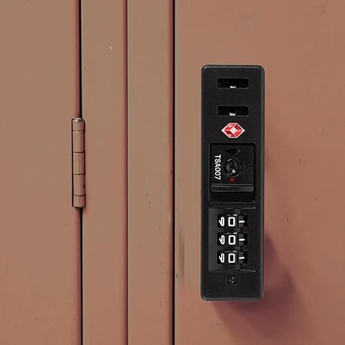 Miniatura 9 de Bloqueo de aduanas Paquete de 2 cerraduras de seguridad TSA Bloqueo de código de aduanas Cerradura de equipaje Cerradura de viaje Caja de