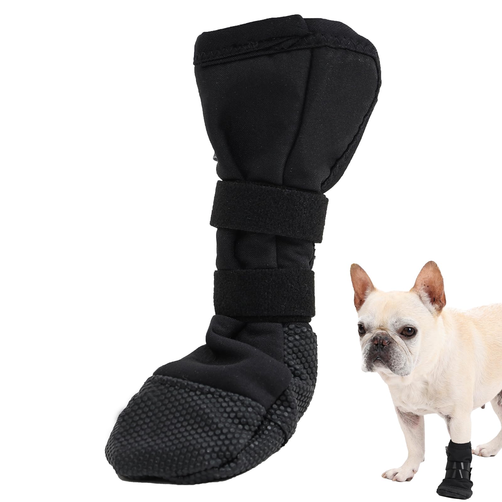 ETIAL Dog Paw Wound Recovery Boot, Breathable Dog Bootie for Injured Paw, Anti-Slip Dog Shoe with Self-Adhesive Strap, Dog Paw Protector for Outdoor Walking & Keep Dogs from Licking Wounds (M)