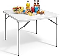 Vista 1 de ZENY Mesa plegable portátil de 3 pies, mesa de picnic para interiores y exteriores, mesa de plástico para cenar