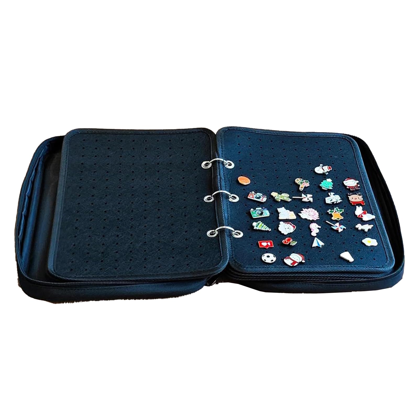 Raccoglitore versatile con 6 pagine personalizzabili, accessorio per la casa per appassionati di pin e collezionisti