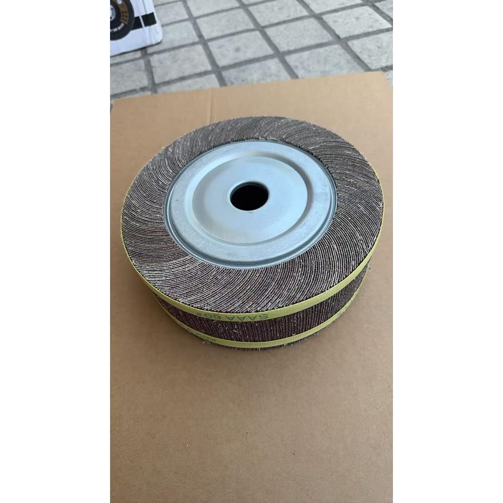 Ruota a disco lamellare 220x80x32mm, mola abrasiva per metallo, lucidatura ad alta efficienza per acciaio ferro inossidabile