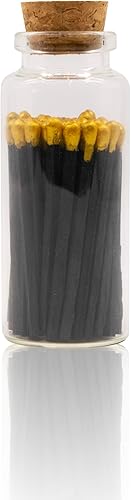 Miniatura 7 de Safety Matches in Jar - Frasco de vidrio Strike On Bottle de cerillas de 2 pulgadas (tarro de 40 cerillas, verde claro)