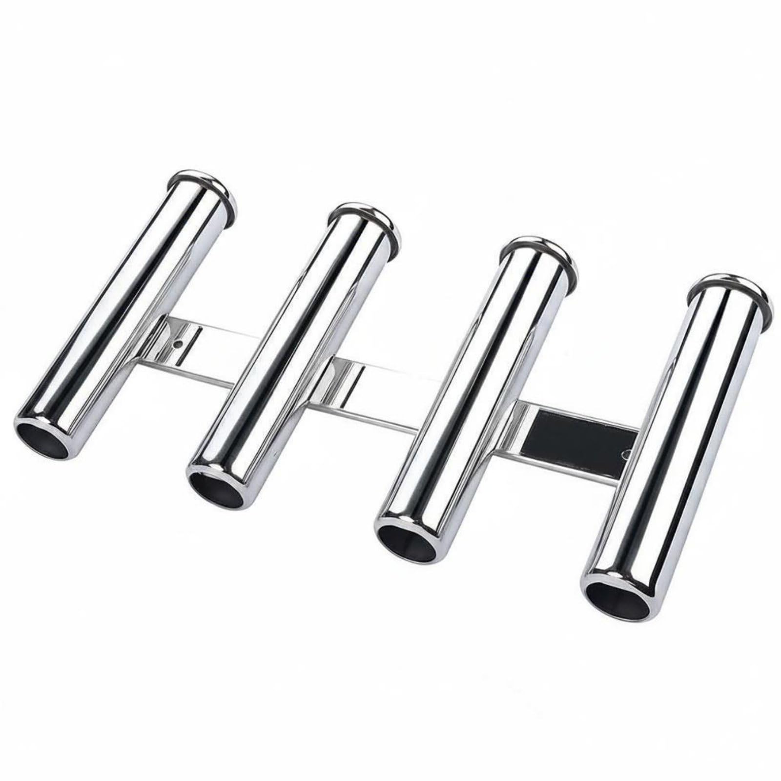 Rack Multi-Canna in Acciaio Inox Stabile Porta-Canne da Barca Compatto Tubo Porta-Canna Multiplo