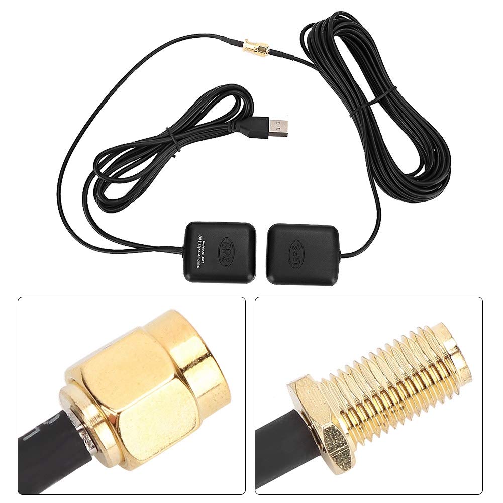 Amplificateur de Signal GPS de Voiture ABS ‑ 1573, Enne Aérienne, Récepteur de Navigation Automatique pour Téléphone Portable Intelligent Commun, Ordinateur de Bureau
