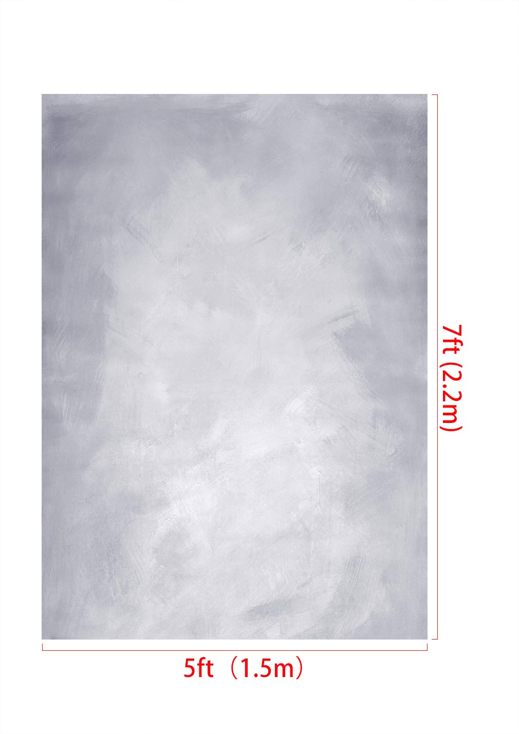 Kate 1.5x2.2m Photo Backdrop Grigio Astratto Texture Fotografia Sfondo Microfibra Retro Grigio Colore Solido Fondali per Studio neonato