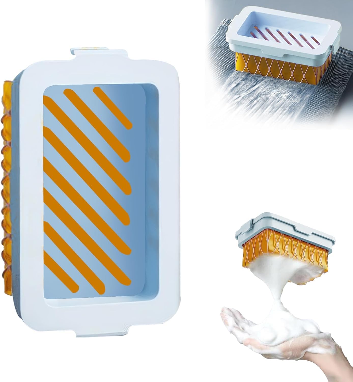 Navaliya Foam Soap Box with High Elastic Mesh, Hands-Free Rubbing Bubble Scrubber, Multifunctional Keep Dry and Easy to Clean | Multi Color (B0DBG3KZ9Q) Amazon Price History, Amazon Price Tracker
