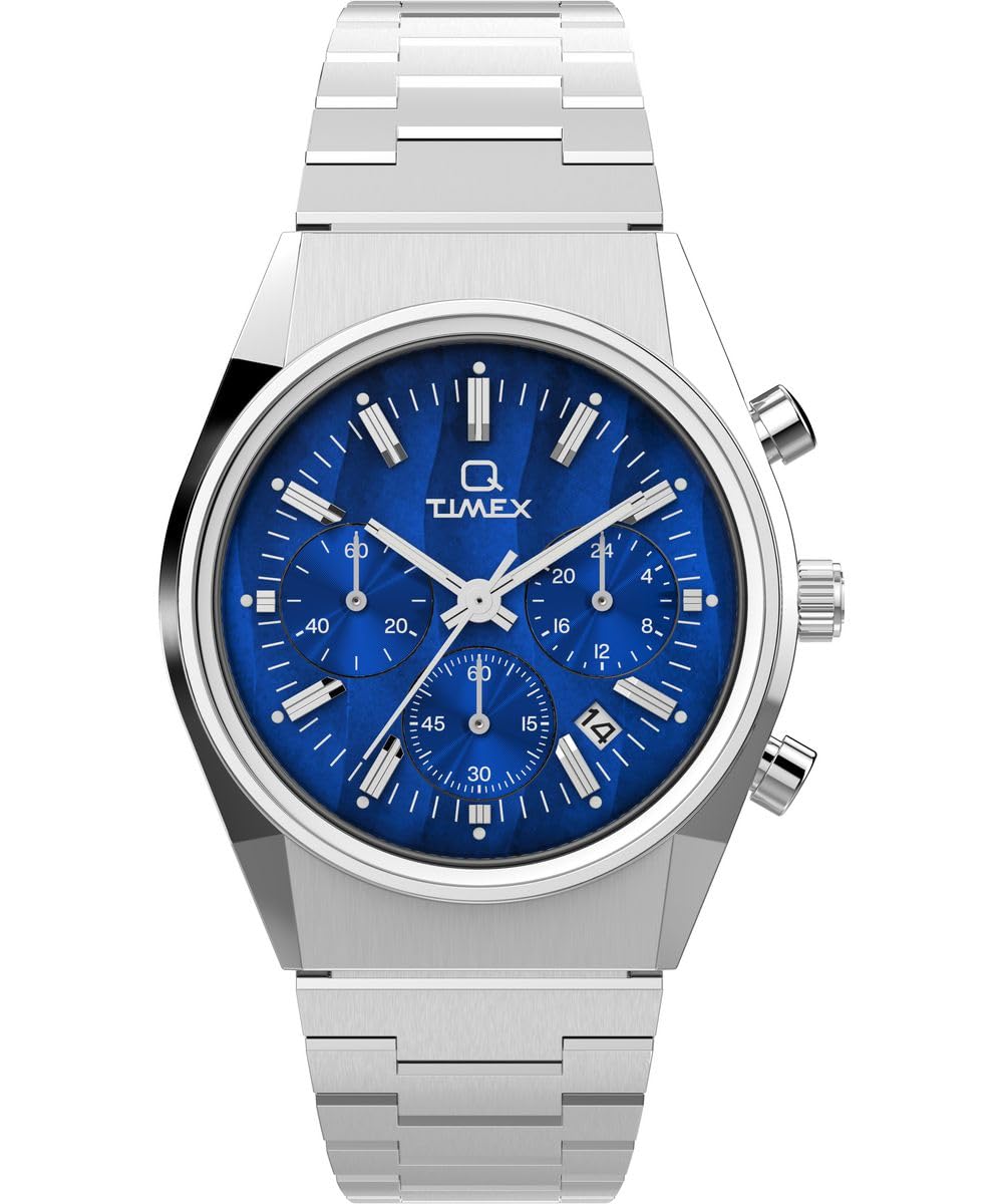Timex TW2W33700 Q Timex Falcon Eye Chronograph (40mm) Blue Watch