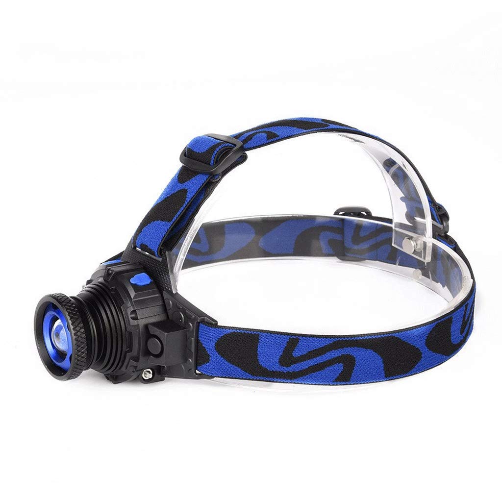 Lampe Frontale LED Puissante Rechargeable Torche Projecteur Réglable pour Mineur et Bivouac