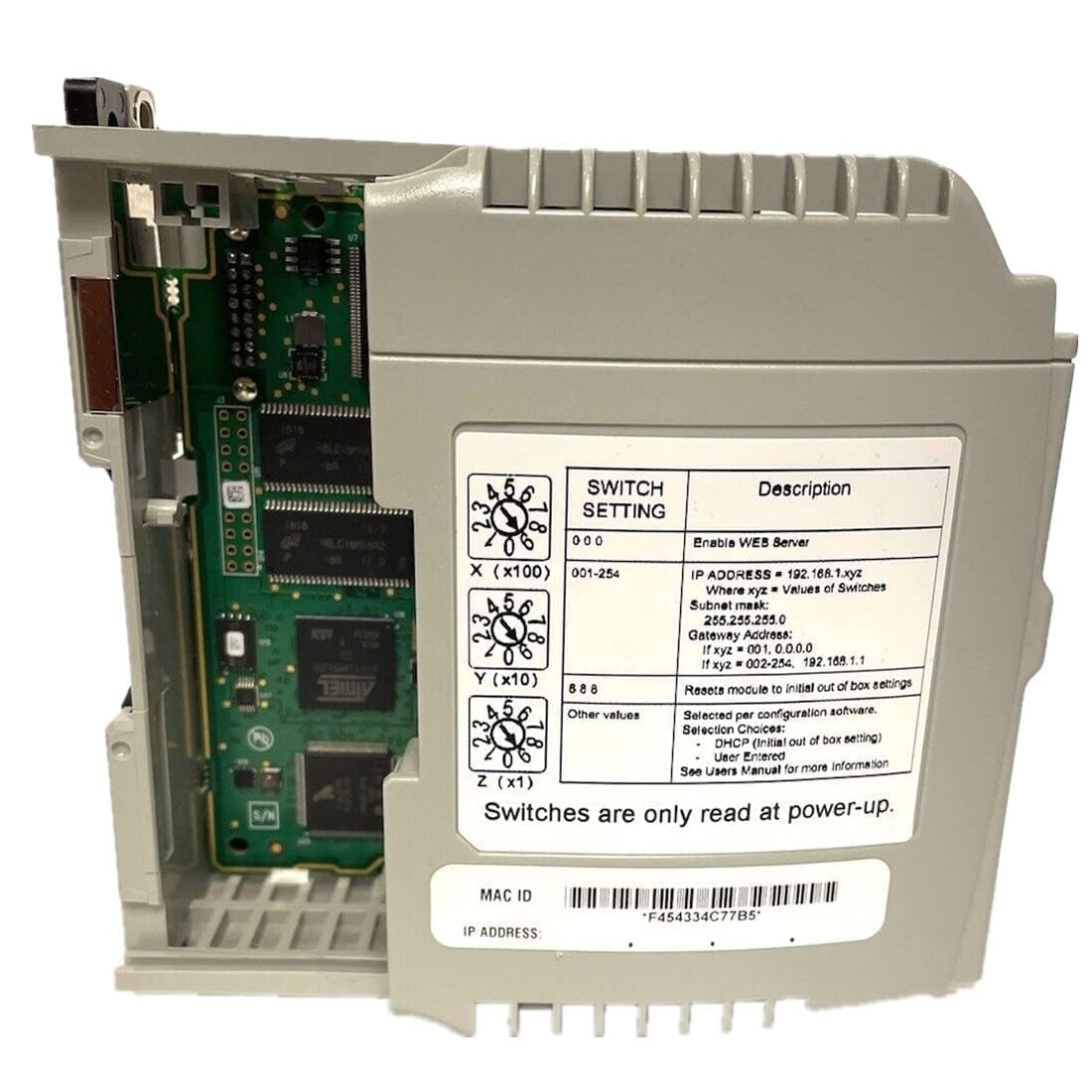 ae Amazon.com: DNSJB 1769-AENTR Dual Port Ethernet Module 1769-AENTR