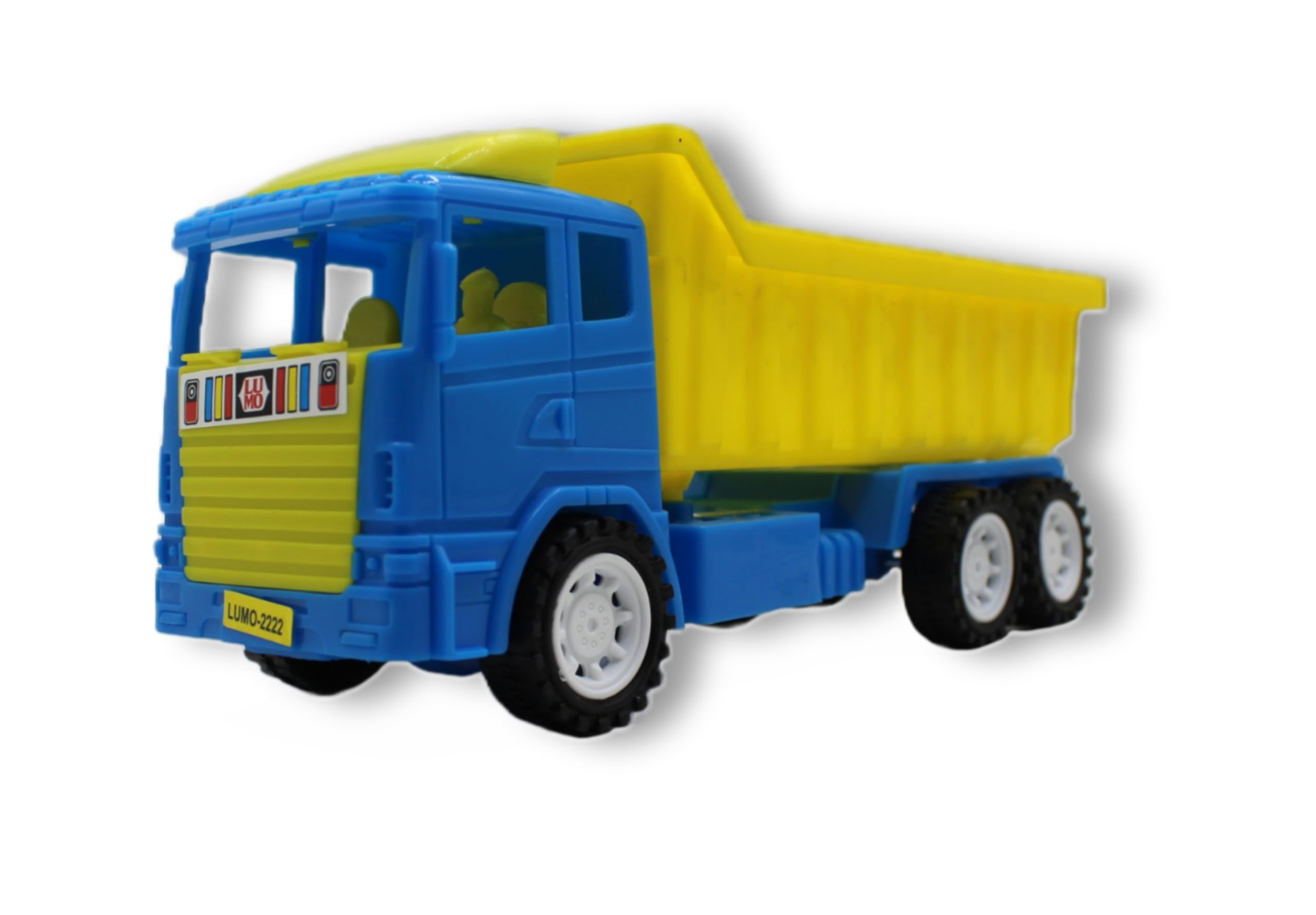 Neoinsta Small Size Friction Powered Plastic Dumper Truck Toy for Kids | Engineering Trucks | Construction Trucks Vehicle Toys (Blue and Yellow) (B0C8V7KX3C) Amazon Price History, Amazon Price Tracker