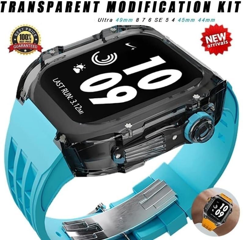 Kit modification Apple Watch boîtier polycarbonate rigide contre rayures et chocs - 3