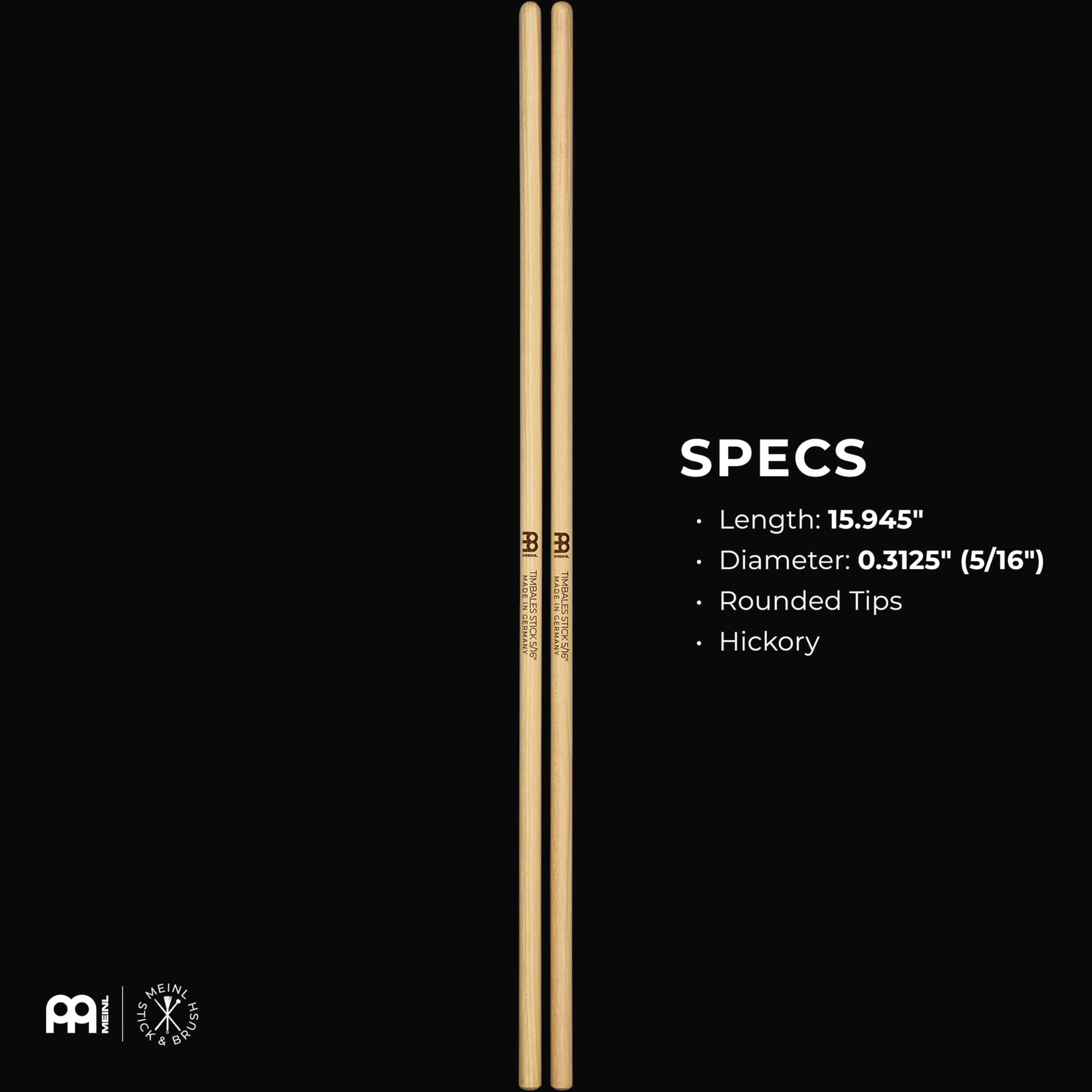 Meinl Timbales Stick 5/16" SB117-3 3-Pack