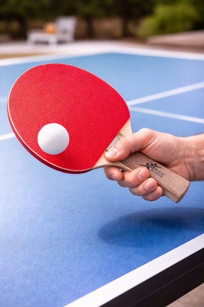 Planet Wooden Table Tennis Racket with Non-Slip Rubber