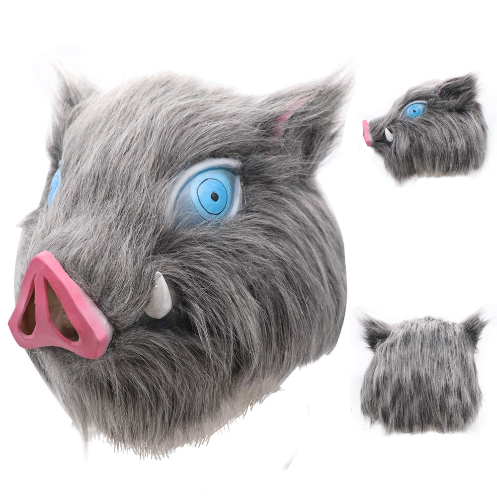 Buy Inosuke Hashibira DS Helmet Boar Cosplay Costume Accessories Full