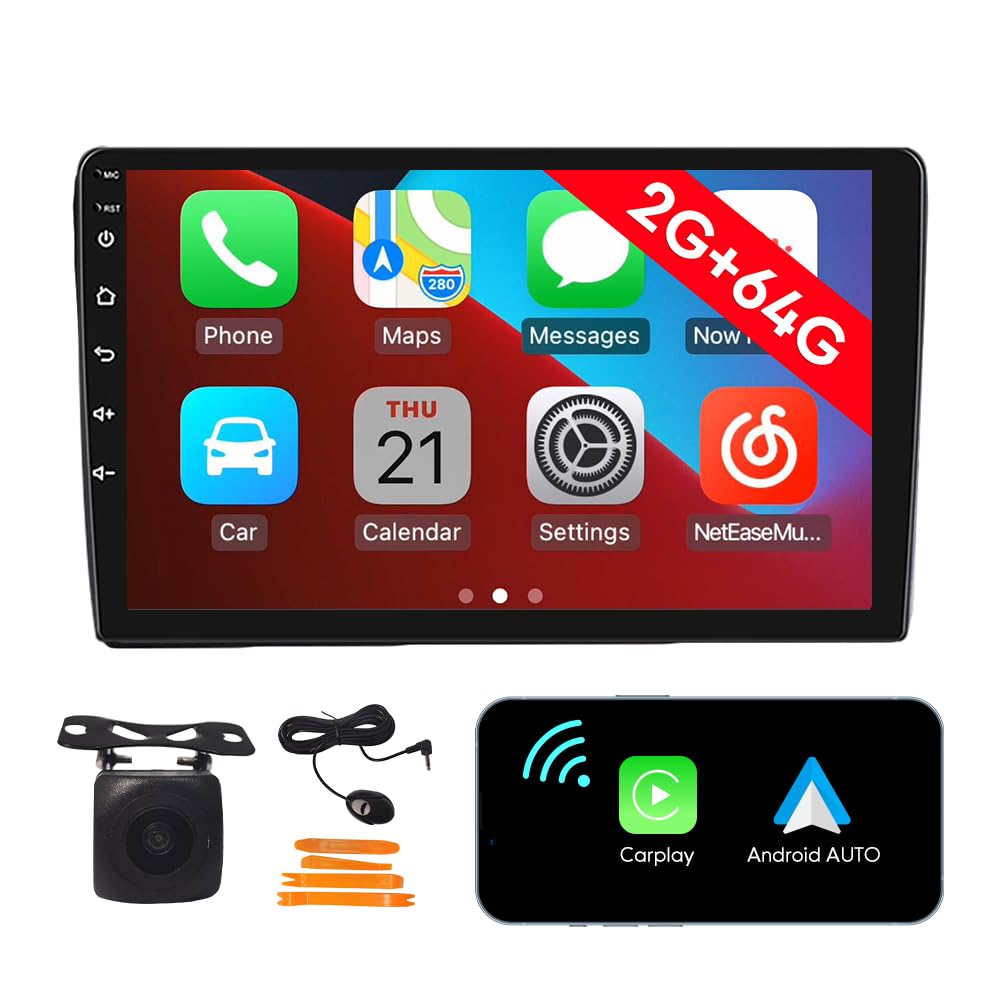 [2G 64G] Android Car Stereo FM Radio Carplay Android Auto 9