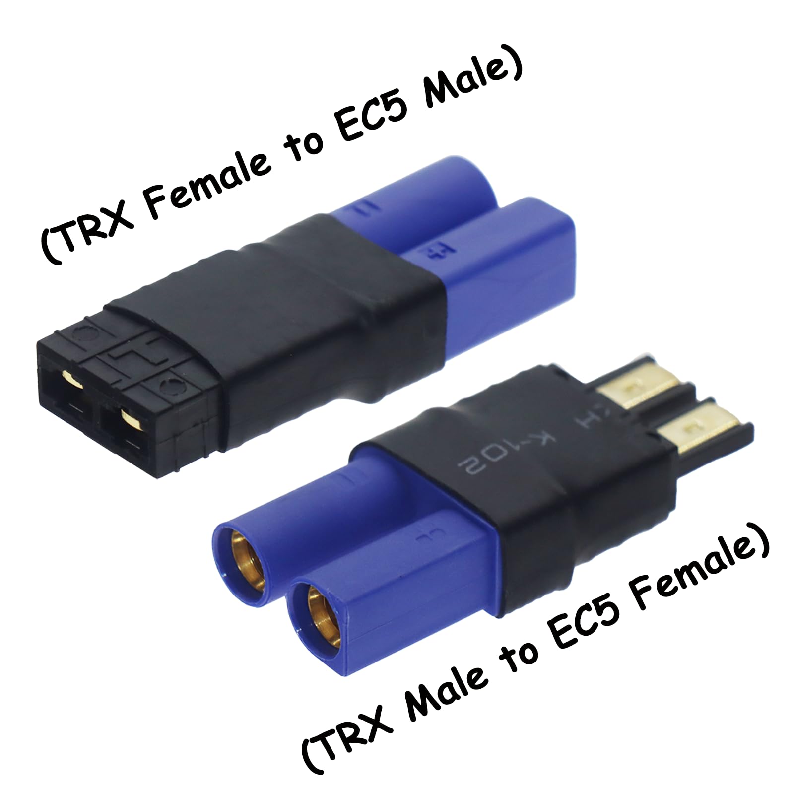 HobbyPark RC Battery Adapter Connector For Traxxas TRX To HXT 4mm Banana  Plugs Compatible With