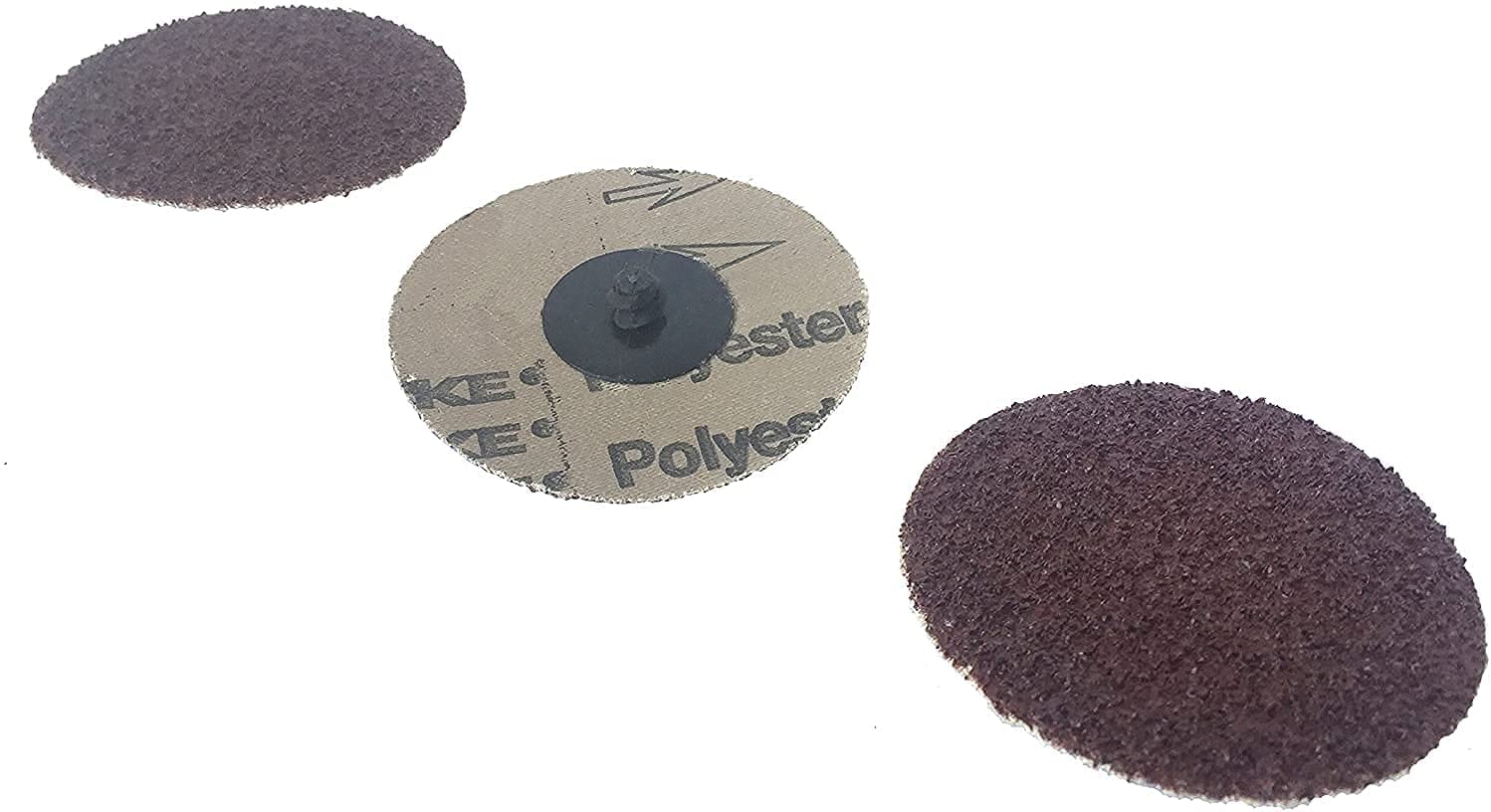 Starcke Premium Quick Change Roll On Aluminum Oxide Cloth Type R Sanding Discs - For Metal, Auto Body, Marine, And Fiberglass (3 Inch- 45 Pack, Assortment - 36/50/80 Grit)