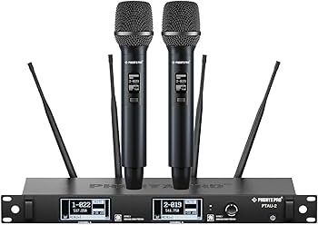 Amazon.com: Phenyx Pro Dual-Channel Wireless Microphone System