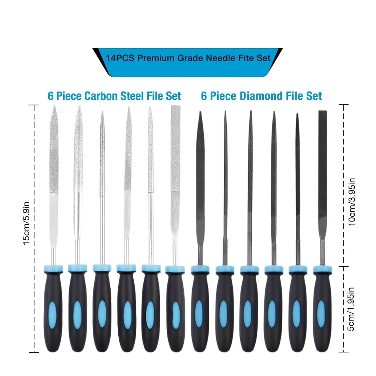 13pcs Multi-Functional Steel Metal Rasp Needle Files Set Metalworking Tools Diamond Files Steel Wood Jewelry Polishing Grinding