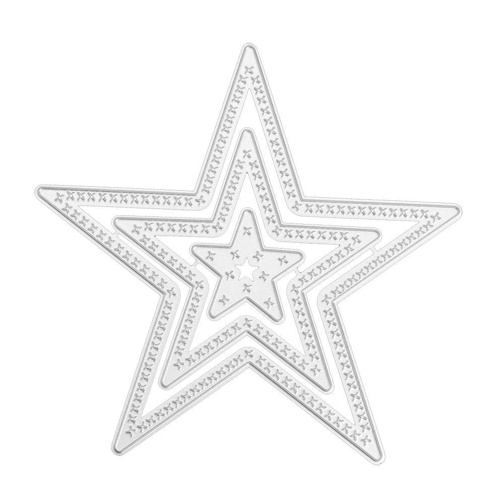 Fustelle Metalliche Per Scrapbooking Demiawaking - Set Cornici E Tag Per Biglietti Fai Da Te