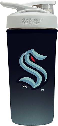 Miniatura 25 de Sok It BotlSok NHL Hockey Funda de Botella Batidora de Proteínas Aislante de Neopreno (Vegas Golden Knights, Se Adapta a Botellas de 28 onzas)