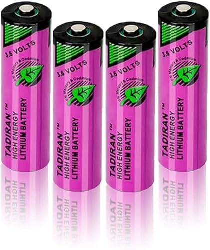 XIAOXX (4 unidades) 3.6V 2400mAh TL-5903 AA batería de litio SL-360 TL-2100 PLC 6ES7971-0BA00 para Siemens S7-400 ER14500 PLC máquina para 2.4Ah