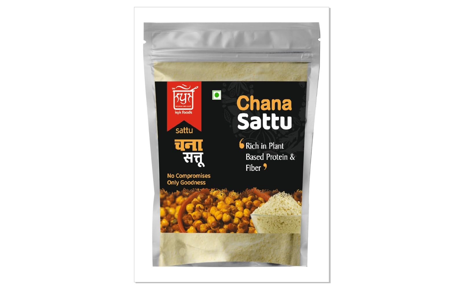 KYK FOODS Premium Chana Sattu – 100% Natural, Sugar-Free, No Preservatives, Zero artificial flavor (400g), Made with Roasted Bengal gram and Roasted Cumin seed. (B0CVSDR8DY) Amazon Price History, Amazon Price Tracker