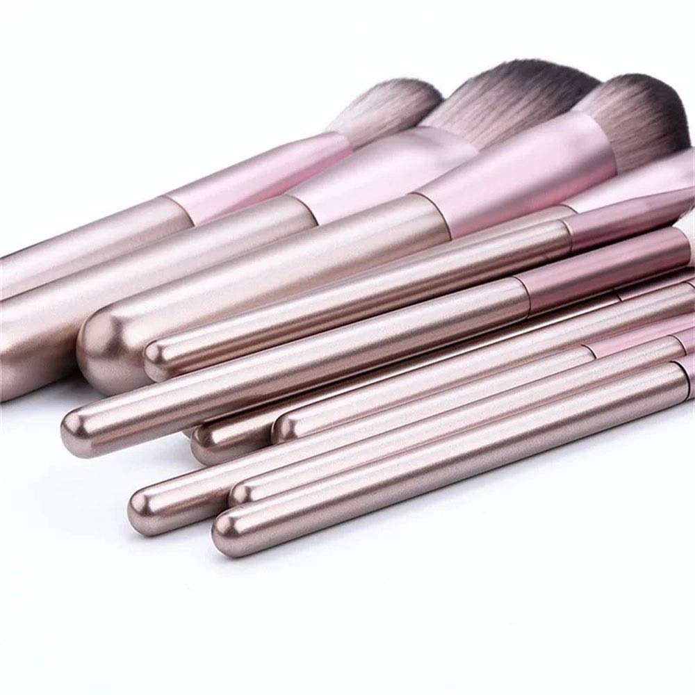 Juego de 12 brochas de Maquillaje, Juego de brochas de Maquillaje sintético Profesional avanzado, Juego de brochas para Base líquida, Rubor, Polvos, Corrector, Sombra de(2)