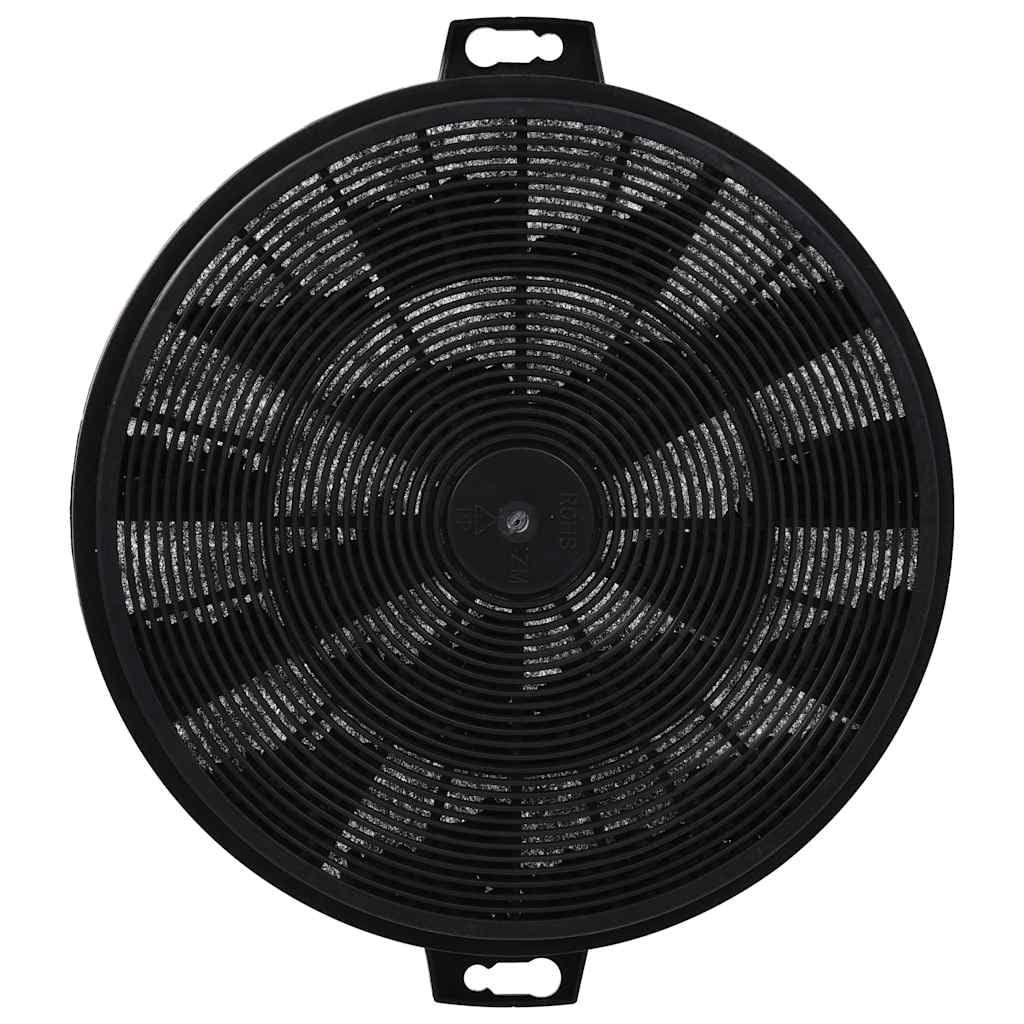 Filtro de carbón para campana extractora, 2 unidades, 210 mm de diámetro, plástico PP con 160 g de carbón activo para partículas de grasa y olor, apto para recirculación de aire en cocina