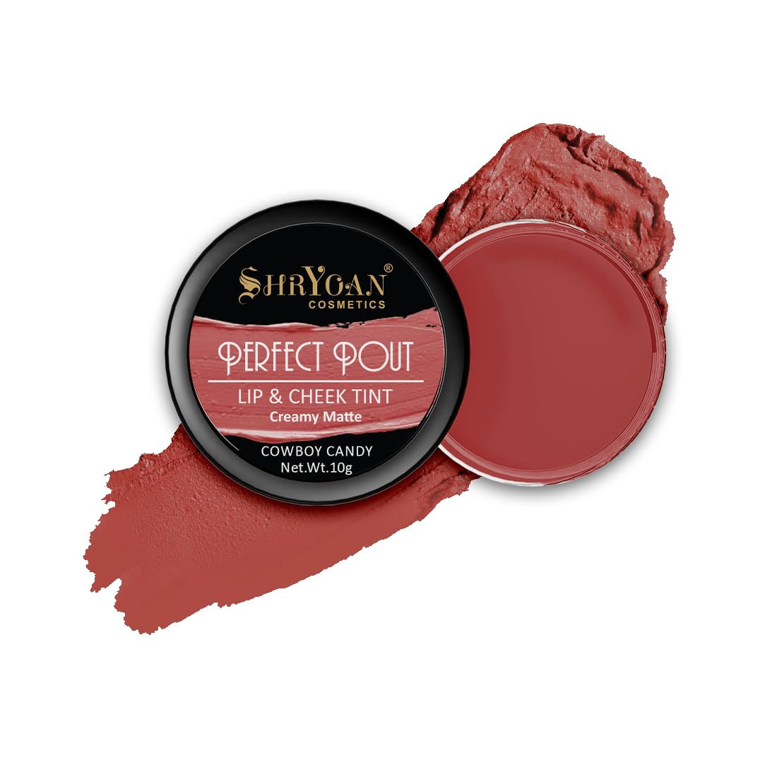 Shryoan Perfect Pout Lip and Cheek Tint Creamy Matte Finish 10g