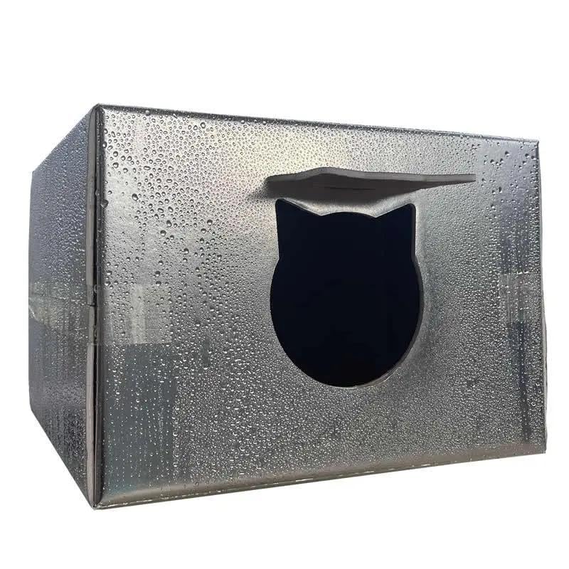 Amazon | 外猫ハウス 発泡スチロール 組立簡単 雨風に強い 猫 ハウス