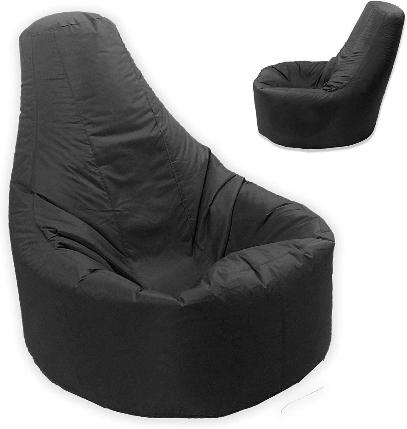 briatmaxtar Large Bean Bag Gamer Beanbag Adult Outdoor Gaming Garden Big Arm Chair without Beads