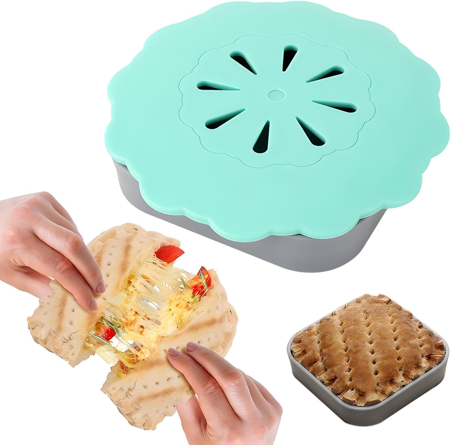 Wrap Toastie Maker,Quick Lunch DIY Crimp Sandwich Wrap, A Toastie Maker