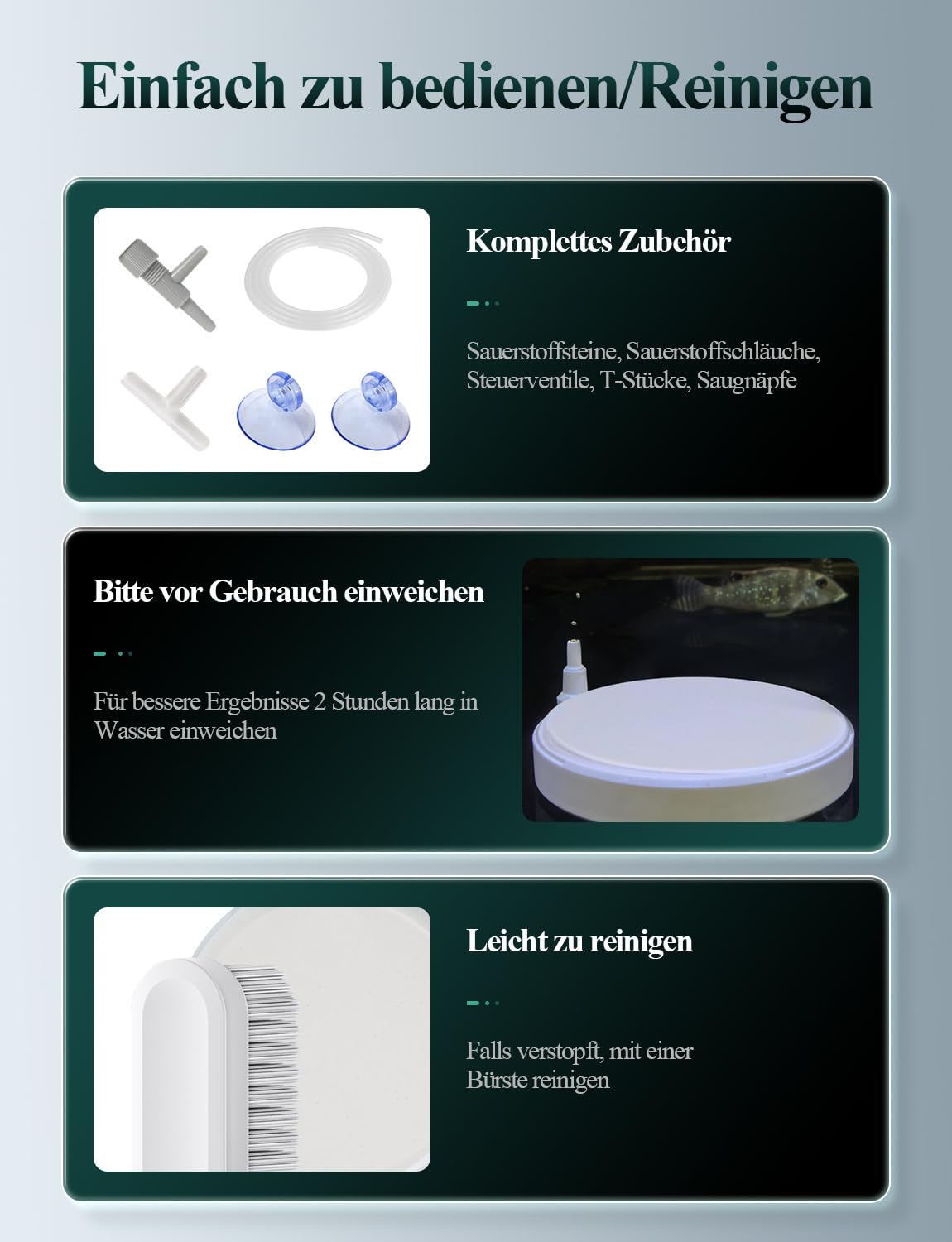 Pietra Ad Aria Per Acquario - Diffusore CO2 Ultra Silenzioso | Bolle Nano Per Ossigeno - Foto 13