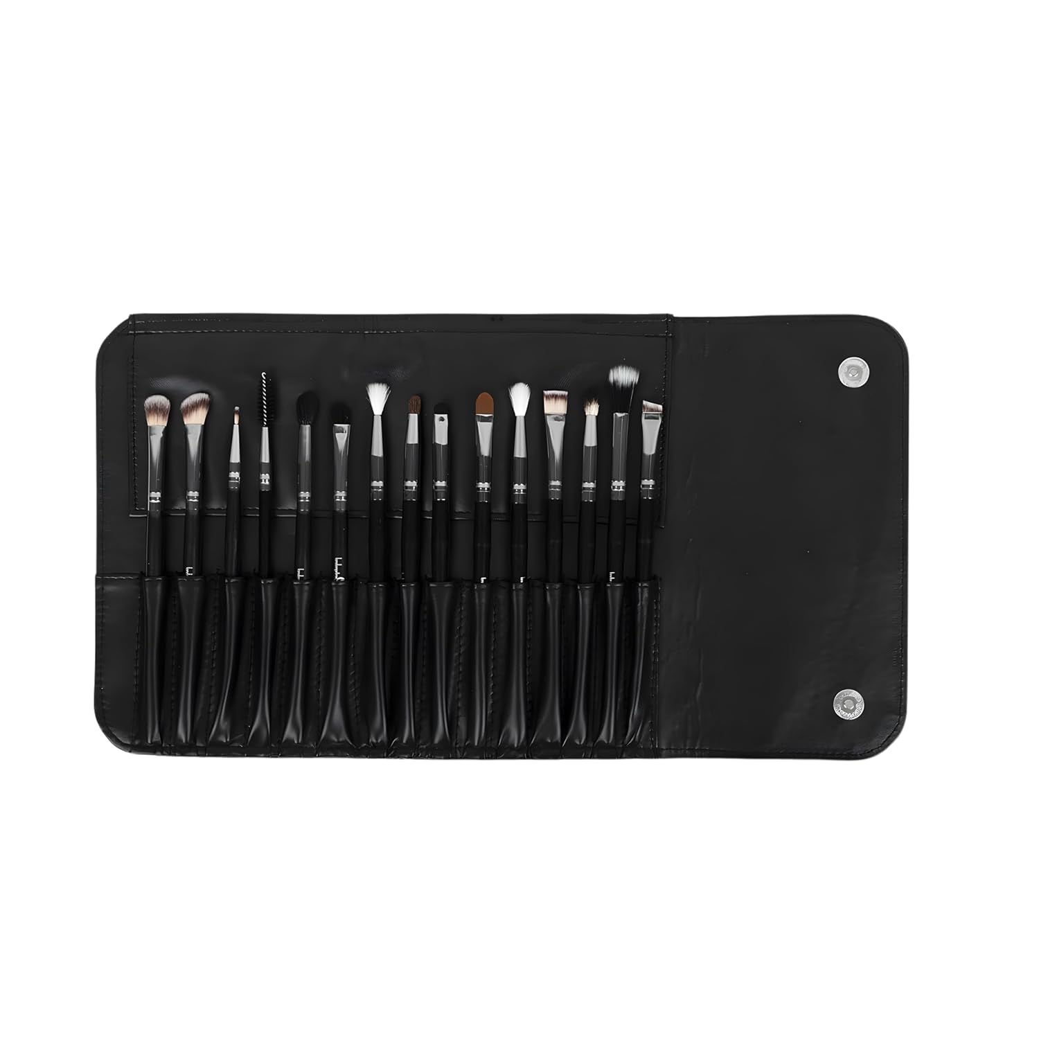 LONDON PRIME 15 Pcs HD Premium Brush Set – Professional & Beginner Friendly Soft Branded Brush Kit, Travel-Friendly Daily ...