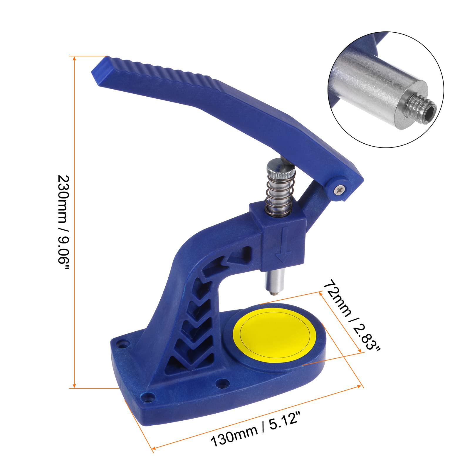 HARFINGTON Watch Back Case Press Set, Watch Press Set Watchmaker Repair Tool with 20 Dies Mould for Watch Back Case Close, Blue