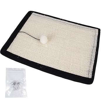 Negaor Cat Scratcher Cat Scratch Pad with Nails Cat Nail Trim Furniture Protector Anti-Scratch Cat Training Pad Cat Scratch Deterrent