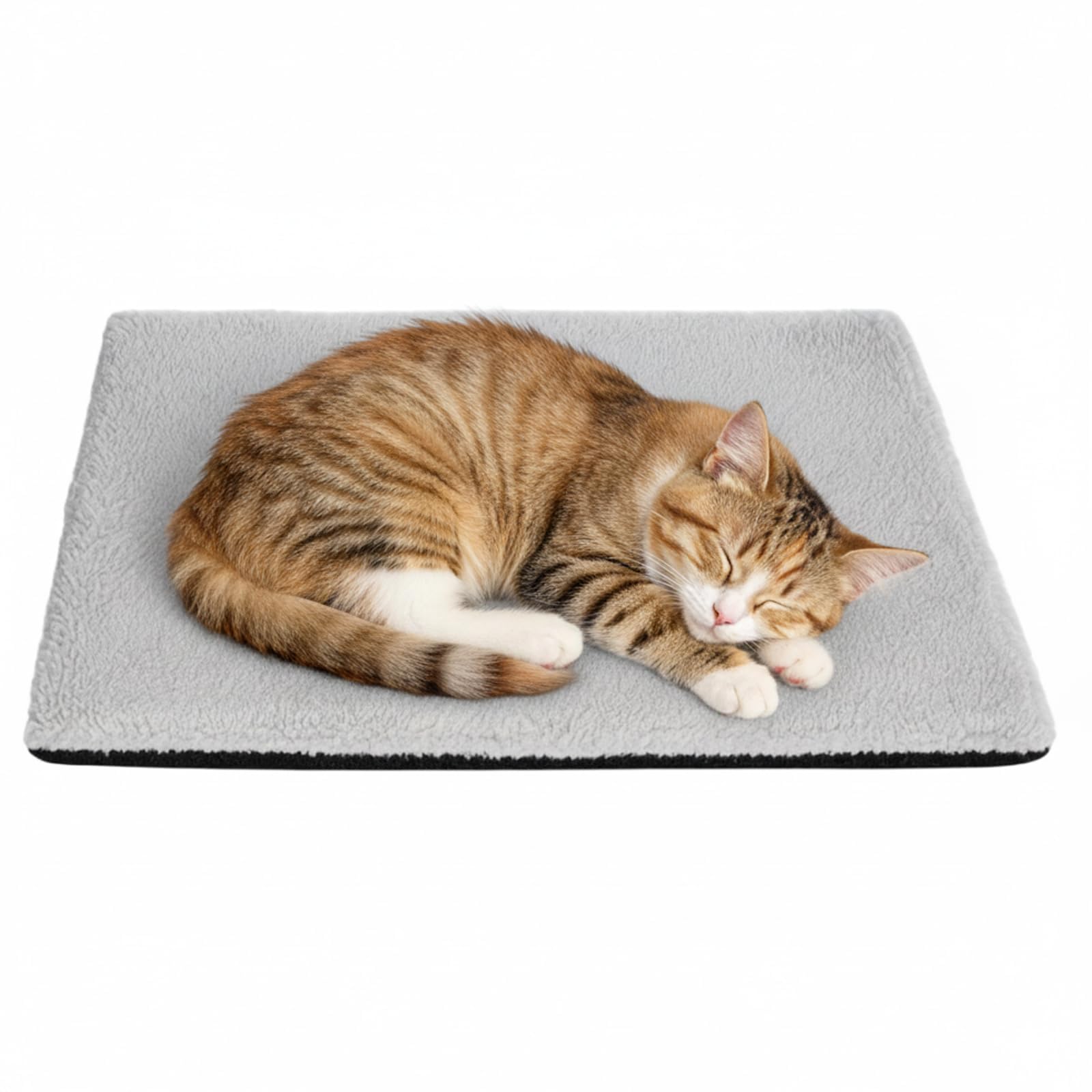 Katzenbett Heizung, Kuscheldecke Katze, Katzendecke Selbstwärmend, Katzendecke Für Sofa, 57 X 46 cm, Graue Flauschige Decke