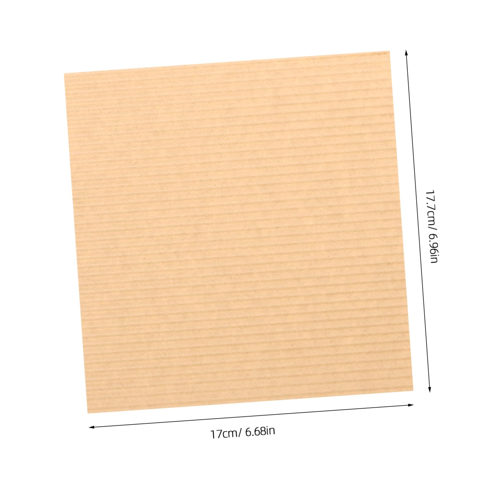 FUNOMOCYA 100Pcs Oil Pizza Paper Pads Grease Resistant Liners for Food Wrapping Single Use Corrugated Pizza Paper Placemat for Baking and Serving Pizza