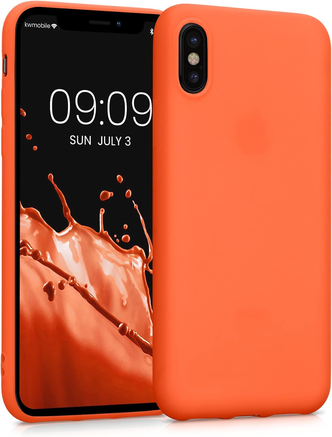 kwmobile Custodia Compatibile con Apple iPhone X Cover Back Case per